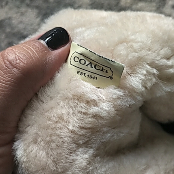 Coach shearling/suede boots - Picture 3 of 7